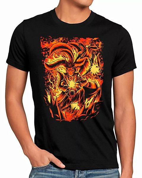 style3 Print-Shirt Herren T-Shirt powerful hokage kakashi sasuke hatake nar günstig online kaufen