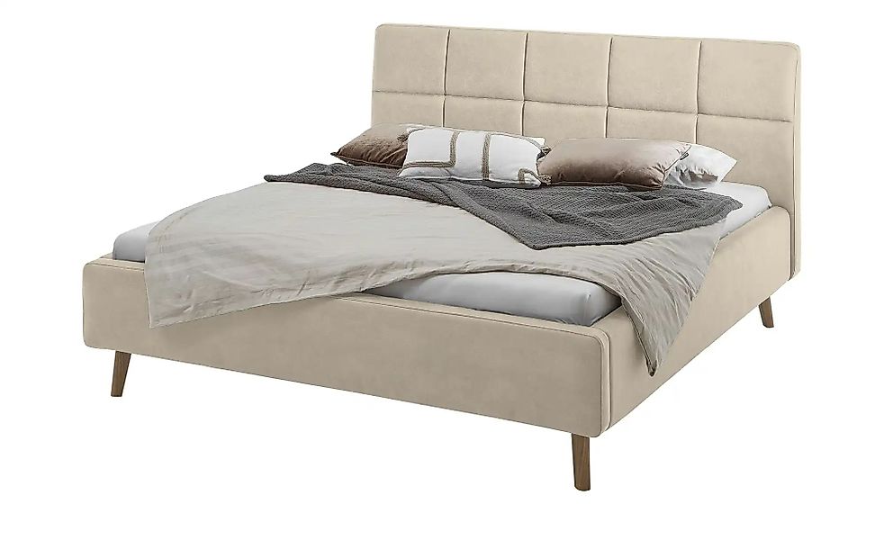 Polsterbettgestell  Granada ¦ beige ¦ Maße (cm): B: 196 H: 114 Betten > Kom günstig online kaufen