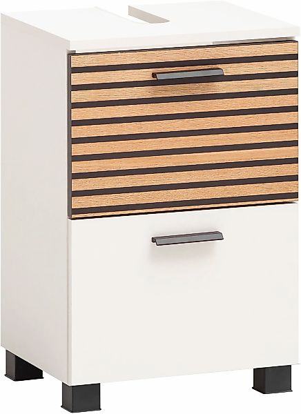 welltime Waschbeckenunterschrank "Katta, Breite 40 cm" Oberboden mit Siphon günstig online kaufen