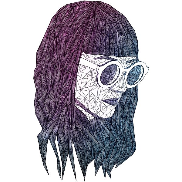 Komar Bild "Grid Violet" Porträts 1 Stk. tlg. Wandbild zur Dekoration - ohn günstig online kaufen