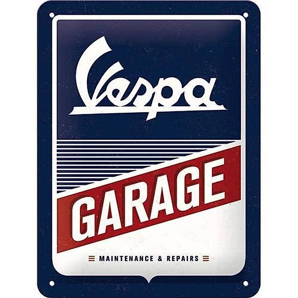 Nostalgic-Art Blechschild 15x20 cm - Vespa - Vespa Garage günstig online kaufen