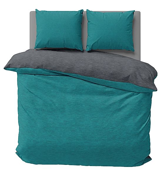 One Home Bettwäsche Wende Melange, Flanell, günstig online kaufen