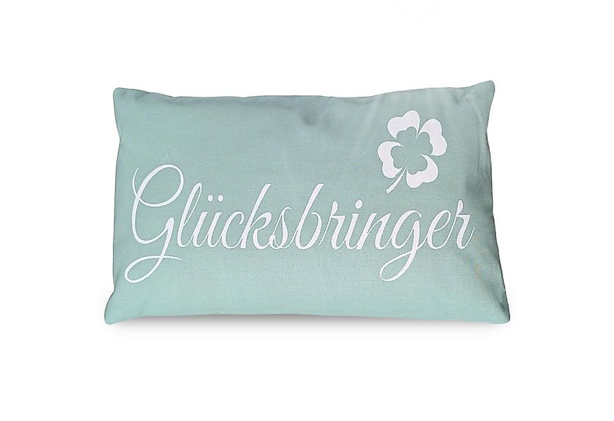Bada Bing Dekokissen Glücksbringer mint grün Sofakissen in 50x30 cm Kissen günstig online kaufen