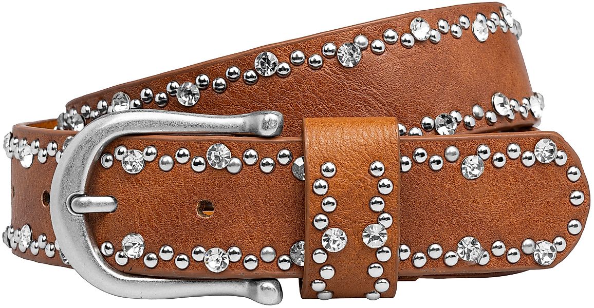 Caspar Nietengürtel GU292 Damen Gürtel mit günstig online kaufen