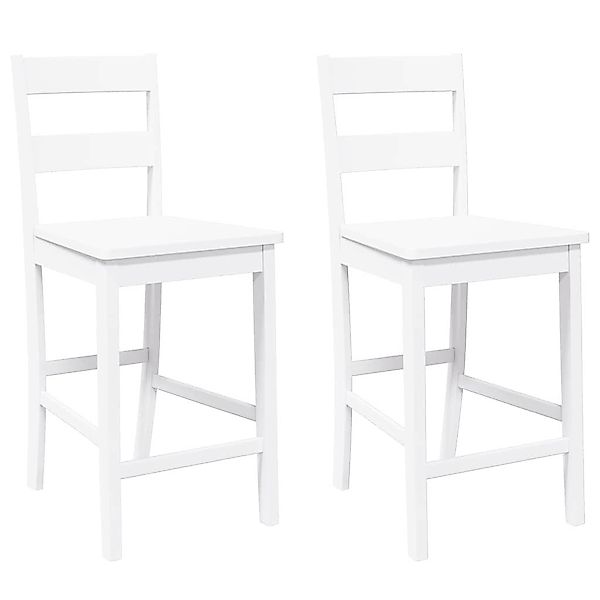 vidaXL Barhocker Barhocker 2 Stk. Weiß günstig online kaufen