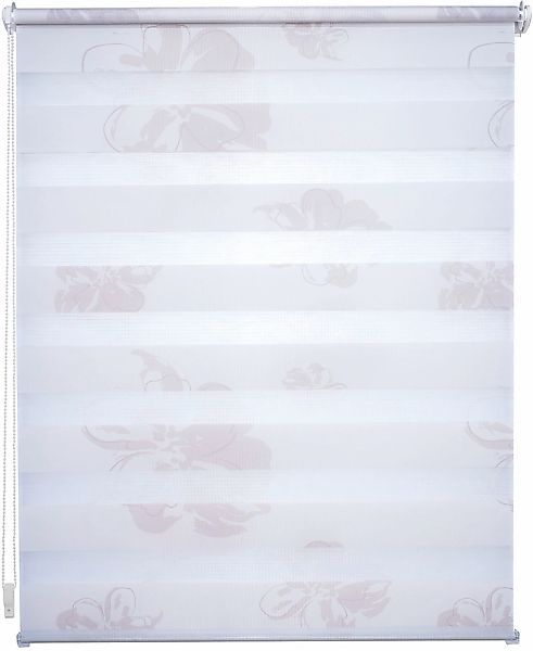 Liedeco Seitenzugrollo "floral Blumendesign" Lichtschutz Sichtschutz ohne B günstig online kaufen