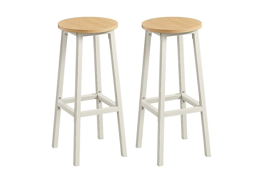 VASAGLE Barhocker Barstühle (Set, 2 St), Barhocker, 2er Set, Barstühle, 65c günstig online kaufen