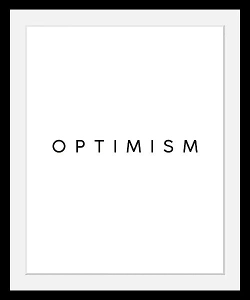 queence Bild "Optimism" günstig online kaufen