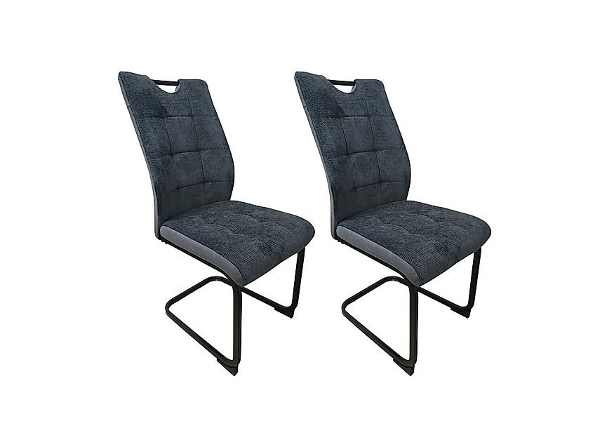 HTI-Living Esszimmerstuhl Schwingstuhl Mateo Grau 2er-Set (Set, 2 St), Essz günstig online kaufen