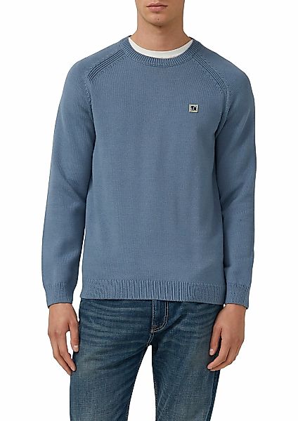s.Oliver Rundhalspullover mit Logo Stickerei günstig online kaufen