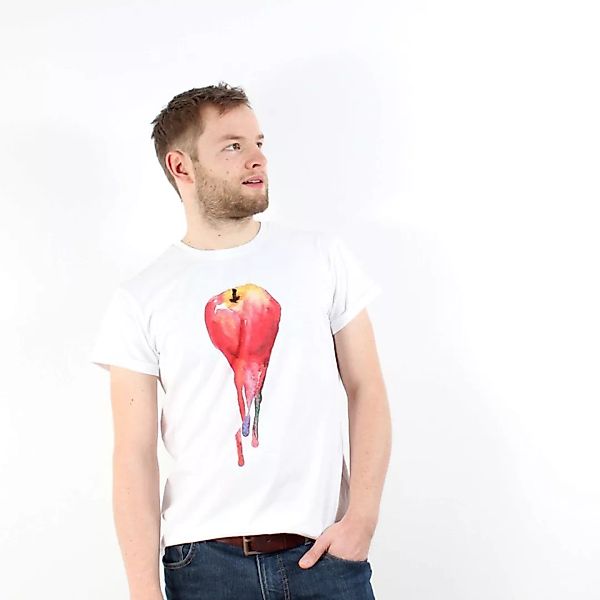 Red Delicious - Printshirt Männer Aus Biobaumwolle günstig online kaufen