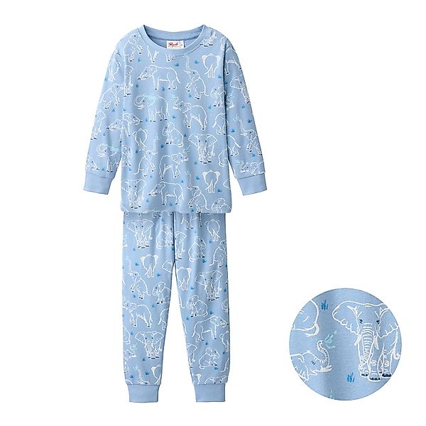 People Wear Organic Pyjama mit Elefanten günstig online kaufen