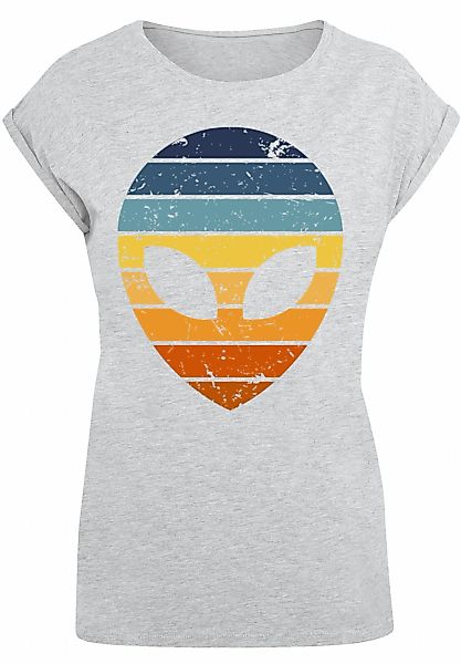 F4NT4STIC T-Shirt "Alien Sonnenuntergang Retro", Premium Qualität günstig online kaufen