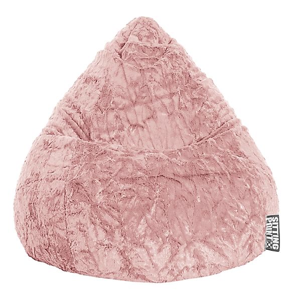 Sitting Point Sitzsack Fluffy 120 l Rose günstig online kaufen