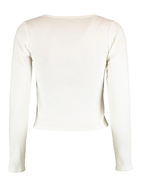 HaILY’S Blusenshirt 2er-Set Figurbetont Rippoptik Langarm günstig online kaufen
