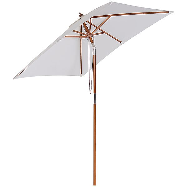 Outsunny Sonnenschirm Knickbarer 3-stufig einstellbarer Schirm, günstig online kaufen