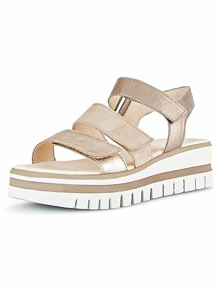 Gabor Keilsandalette "Gabor Sandalen Veloursleder/Textil" günstig online kaufen