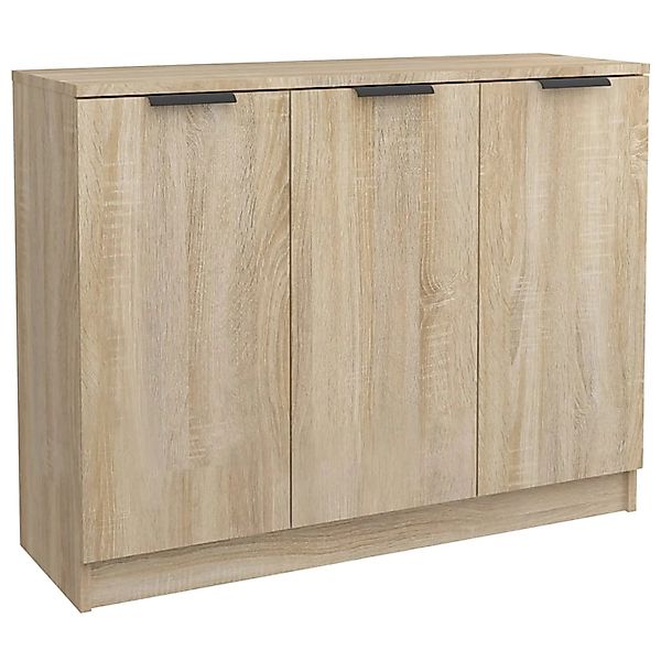 vidaXL Sideboard Sonoma-Eiche 90,5x30x70 cm Holzwerkstoff 811190 günstig online kaufen