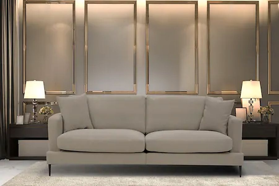 Leonique 3-Sitzer "Cozy elegantes Designsofa, Maße B/T/H: 211/97/80 cm" mit günstig online kaufen
