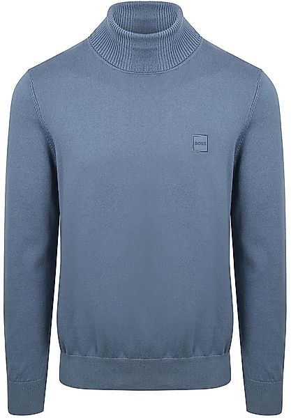 BOSS Rollkragenpullover Akiro Open Blau - Größe XXL günstig online kaufen