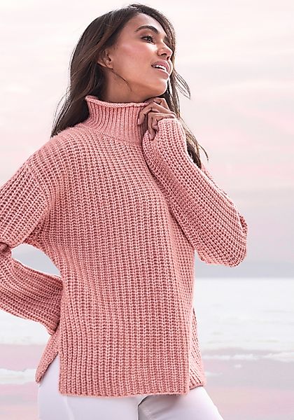 Buffalo Stehkragenpullover in Melange-Optik günstig online kaufen