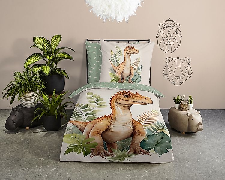 good morning Kinderbettwäsche "Gregor" 2 Stk. Baumwolle, Renforcé, Wendeopt günstig online kaufen