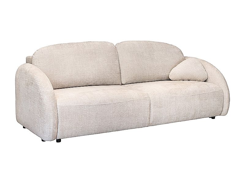 3-Sitzer-Sofa mit Schlaffunktion - Stoff Chenille - Beige - AVOLINE günstig online kaufen