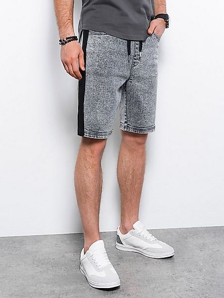 OMBRE Shorts Ombre Denim-Shorts für Männer - grau W363 M günstig online kaufen