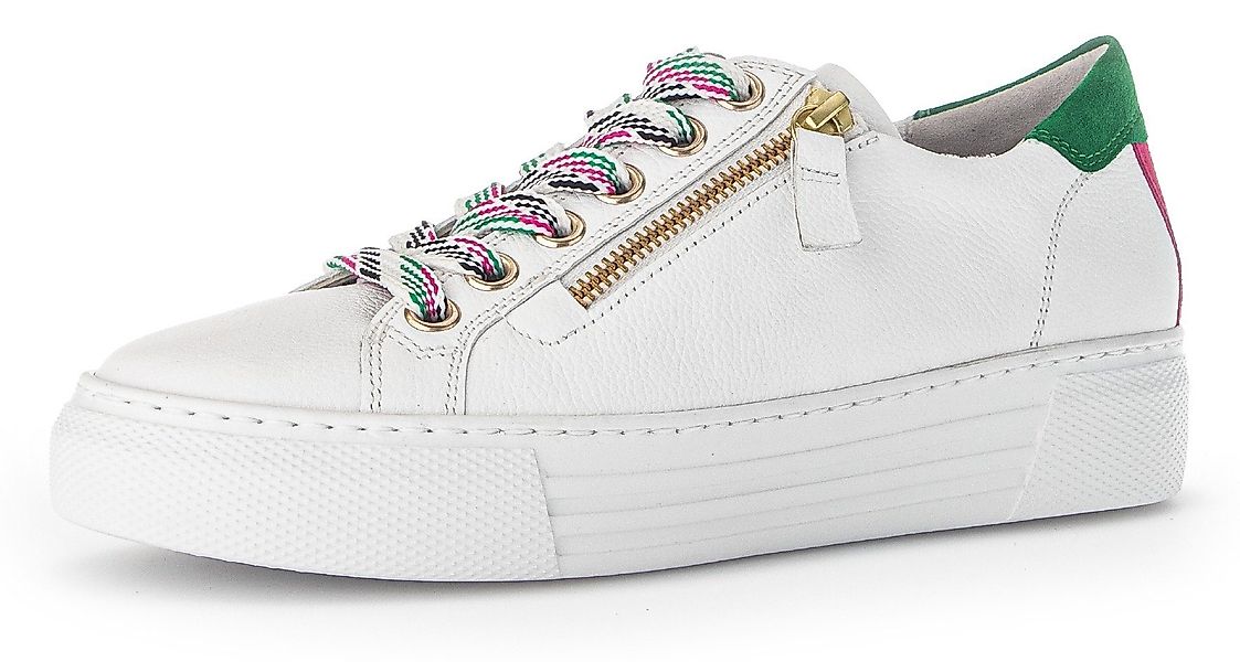Gabor FLORENZ Plateausneaker mit bunten Besätzen, günstig online kaufen