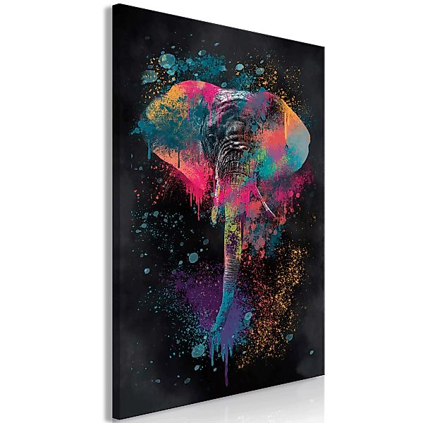 Wandbild - Colourful Safari (1 Part) Vertical günstig online kaufen