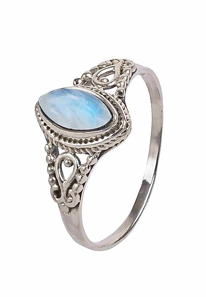 mantraroma Silberring MERANDAL aus 925 Silber mit Regenbogen Mondstein (Rin günstig online kaufen