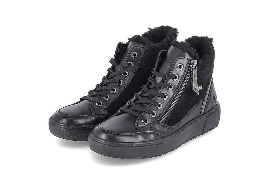 Remonte Remonte D2T72-03 Damen Leder & Textil schwarz Winterstiefel günstig online kaufen