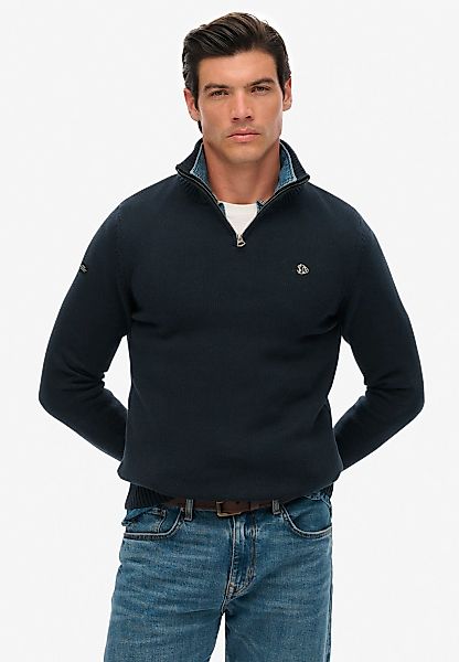 Superdry Strickpullover "COTTON KNIT HENLEY" günstig online kaufen