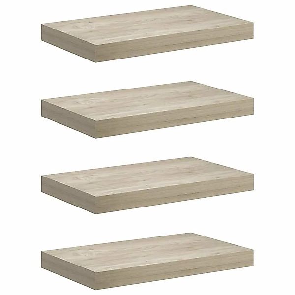 vidaXL Schwebende Wandregale 4 Stk Eichefarben 40x23x3,8cm MDF 323870 günstig online kaufen