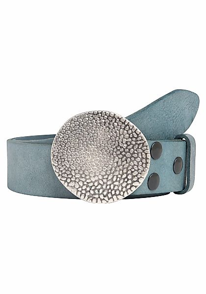 Rettungsring Gürtel Ledergürtel mit austauschbarer Schließe "Noppen Rund" günstig online kaufen