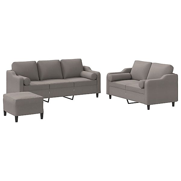 vidaXL Sofa 3-tlg. Sofagarnitur mit Kissen günstig online kaufen