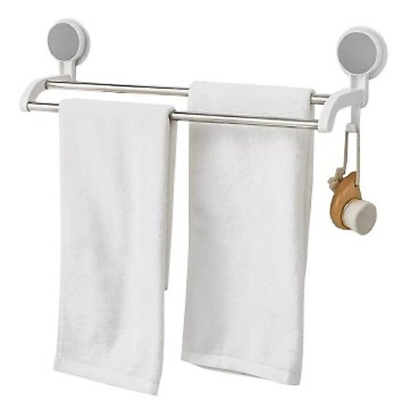 Creliv Handtuchhalter mit 2 Haken, Selbstklebend, WC-Deckelheber als GRATIS günstig online kaufen