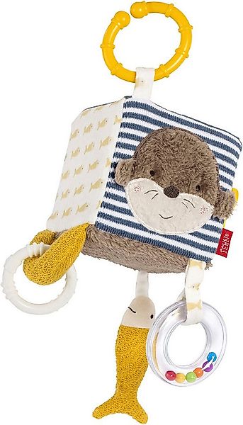 Fehn Greifspielzeug Otter Theo, Activity-Würfel Otter, mit Befestigungsring günstig online kaufen