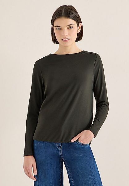 CECIL Langarmshirt aus reiner Baumwolle günstig online kaufen