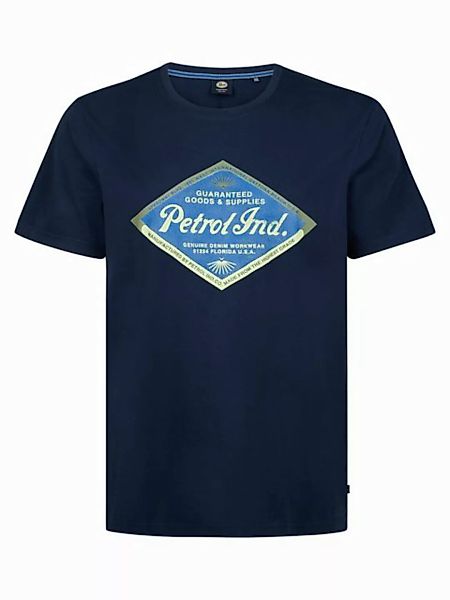 Petrol Industries T-Shirt Men T-Shirt SS Classic Print Navy Blue günstig online kaufen