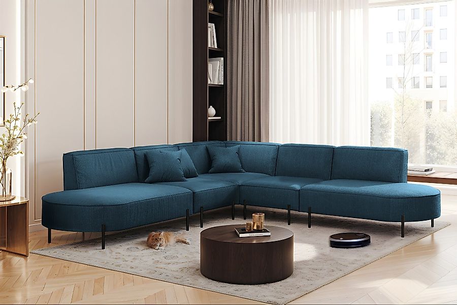 Fun Möbel Ecksofa Sofa VALENCIA Seite günstig online kaufen
