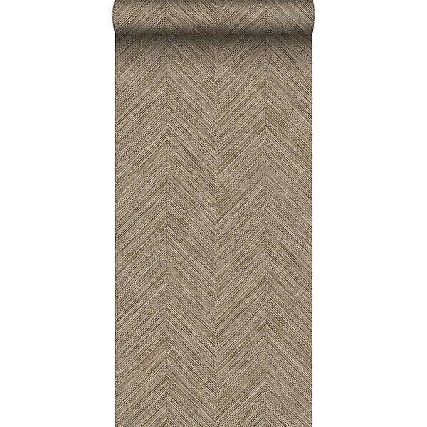 Sanders & Sanders Tapete Fischgrätmuster Braun 53 Cm X 10 M 640247 günstig online kaufen