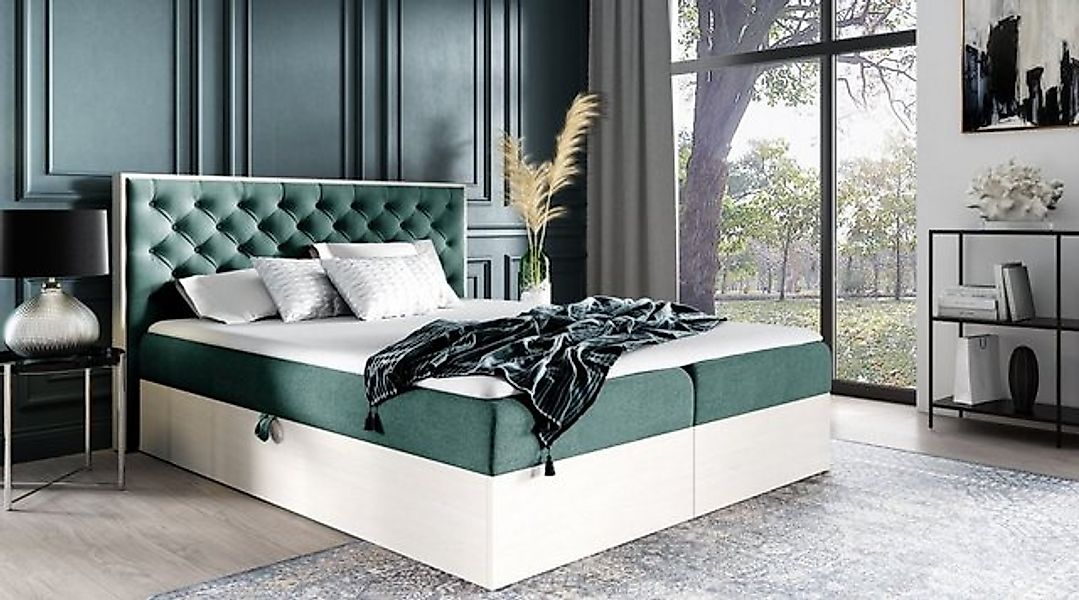 Luxusbetten24 Holzbett Designer Holzbett Neola, mit Stauraum günstig online kaufen