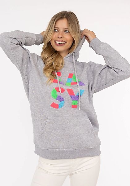Zwillingsherz Hoodie "EASY" mit buntem Easy Schriftzug günstig online kaufen