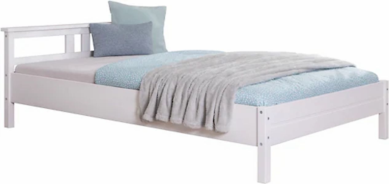 Ticaa Futonbett »Merci«, Einzelbett, aus Kiefer Massivholz, inkl. Rollrost günstig online kaufen