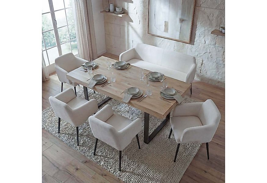 MCW Essgruppe MCW-L13-Set-4, (Set, 5er), Hohe Stoffqualität, Schraubfüße zu günstig online kaufen