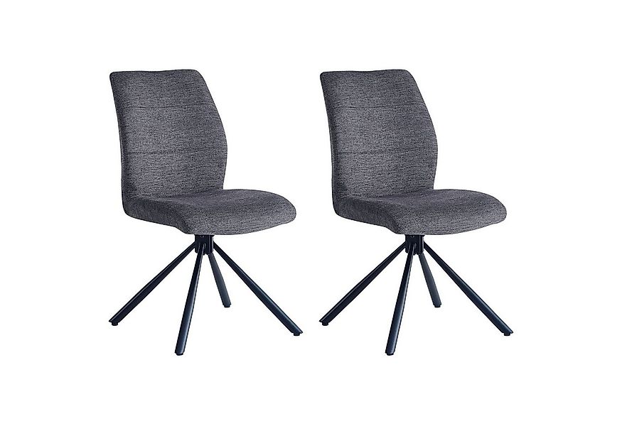 IDIMEX Esszimmerstuhl TAURUS (2 St), Polsterstühle drehbar mit Metallgestel günstig online kaufen