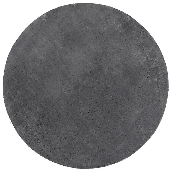 vidaXL Teppich Huarte Kurzflor Weich Und Waschbar Anthrazit  120 Cm 1934915 günstig online kaufen