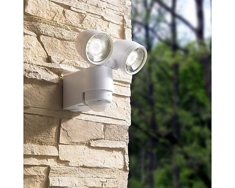 MeLiTec Außen-Wandleuchte MeLiTec LED Außenwandleuchte mit Bewegungsmelder, günstig online kaufen