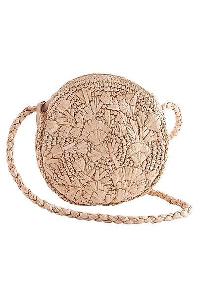 Next Umhängetasche Runde Umhängetasche aus Raffia günstig online kaufen